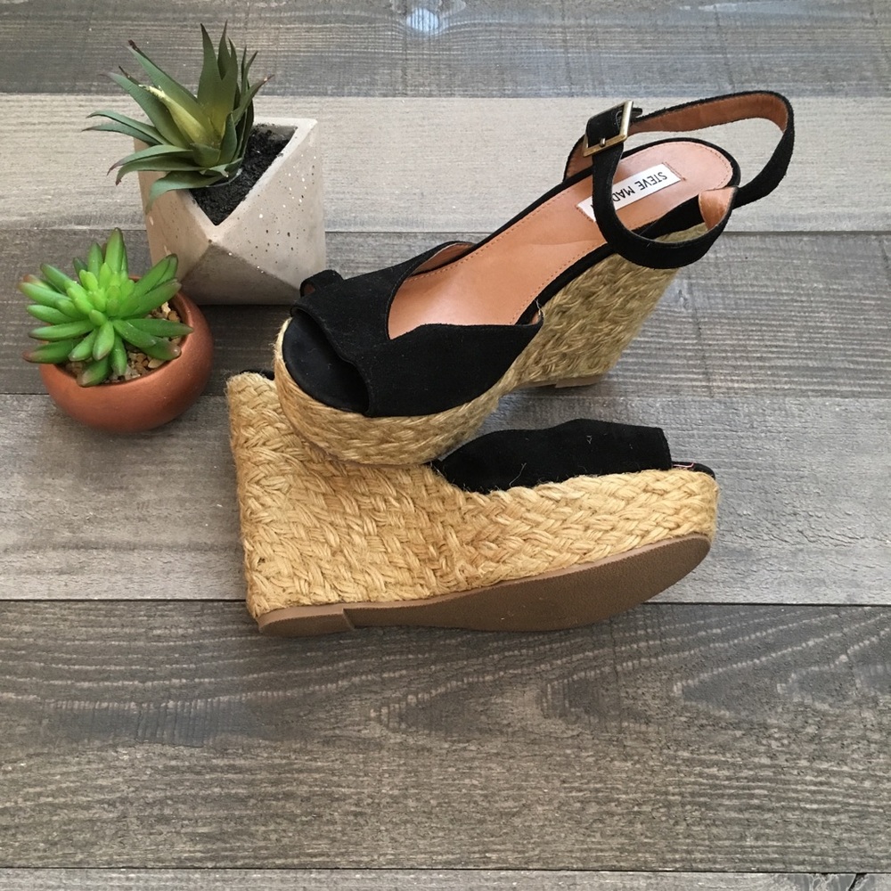 STEVE MADDEN Espadrilles Ankle Strap Chieff Heels - Picture 2 of 5